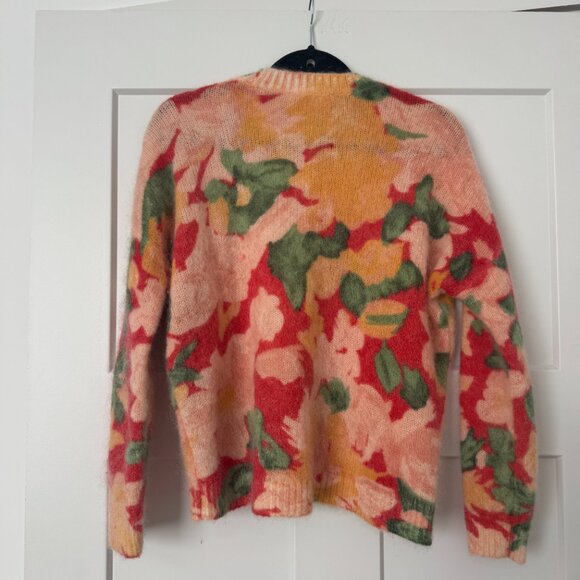 Sèzane | May Jumper Sweater in Orange Floral - Picture 6 of 6